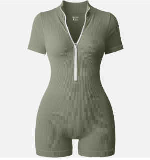 Ribbed Seamless Two-Piece Workout Set