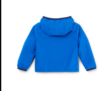 Water-Resistant Hooded Windbreaker