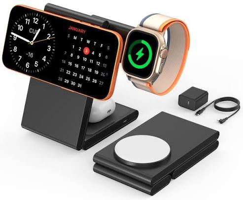 3-in-1 Foldable MagSafe Wireless Charger