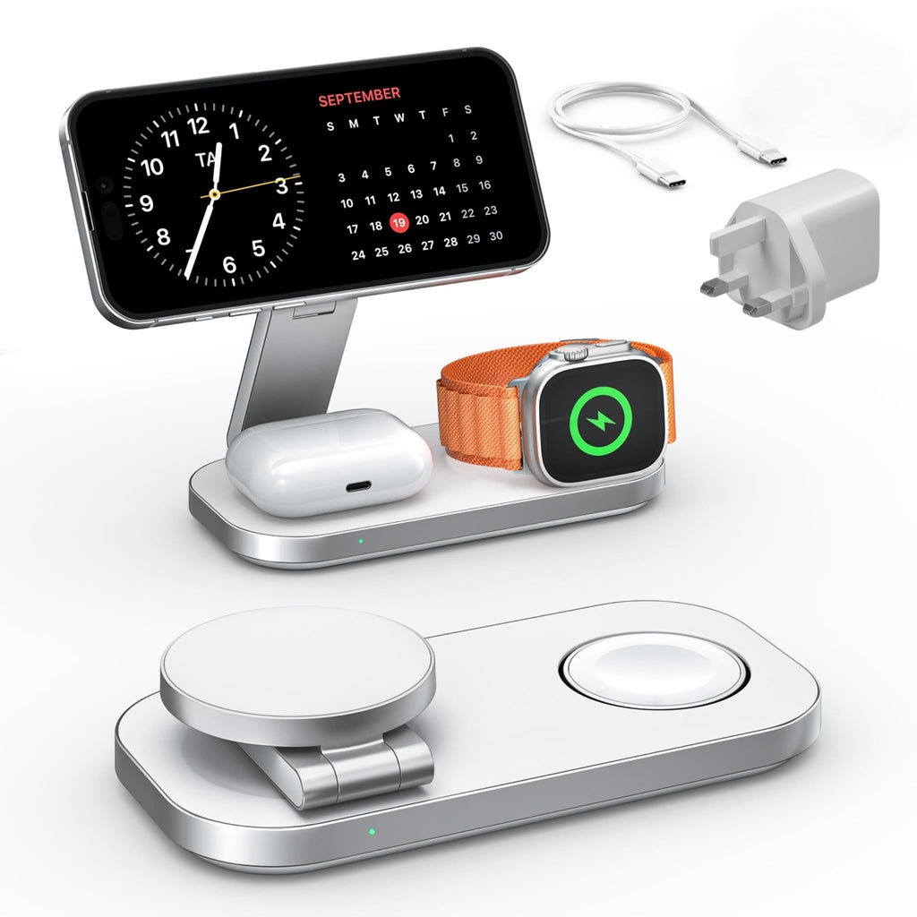 3-in-1 Foldable MagSafe Wireless Charger
